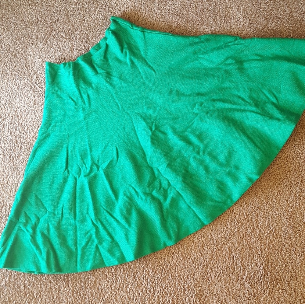 Green skirt